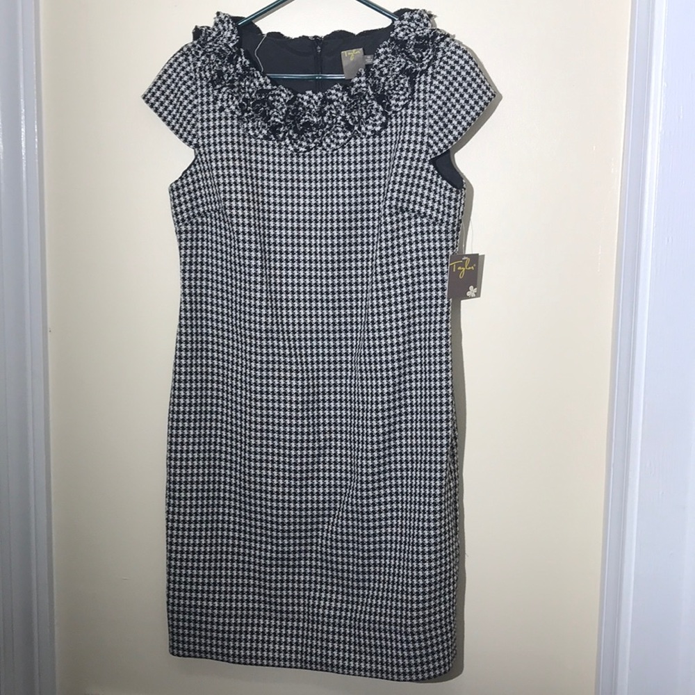 NWT Anthro Taylor Herringbone Dress Sz 10